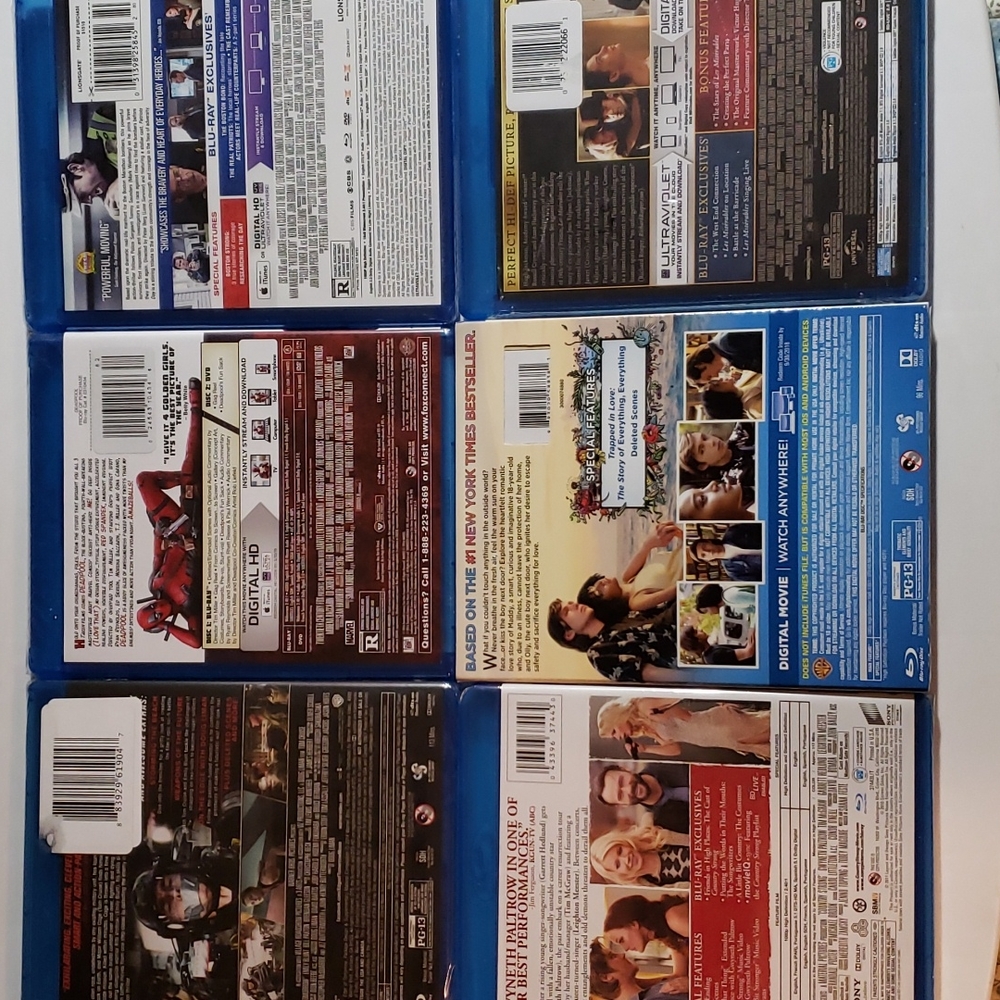 Bundle of 6 Blu-Ray Movies (New) - Picture 2 of 9